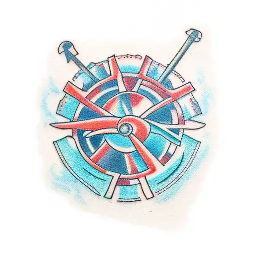 adjustable wrench tattoo design idea