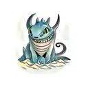 toothless from how to train your dragon tattoo design idea