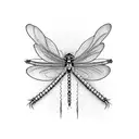 damselfly tattoo design idea
