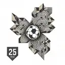 world cup and number 23 number tattoo design idea