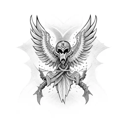 seraph tattoo design idea
