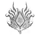 seraph tattoo design idea