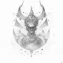 Dominion of majesty tattoo design idea