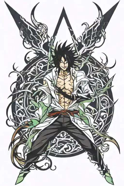 Ulquiorra Cifer Anime tattoo design idea