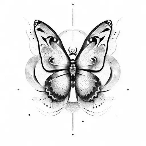 butterfly effect tattoo design idea