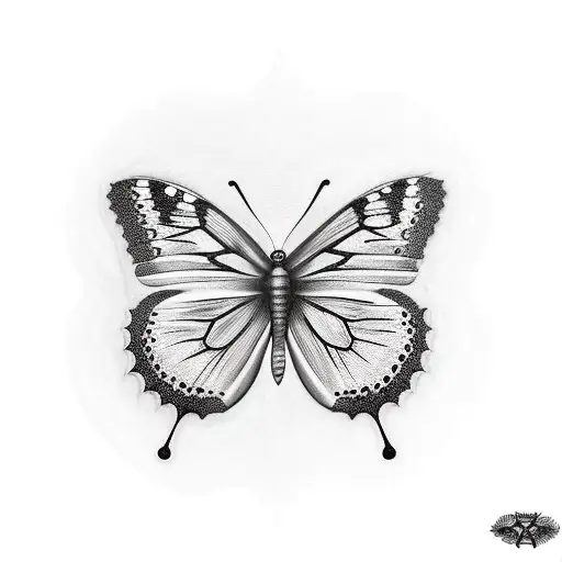 butterfly effect tattoo design idea