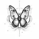 butterfly effect tattoo design idea