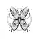 butterfly effect tattoo design idea