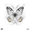 butterfly effect tattoo design idea