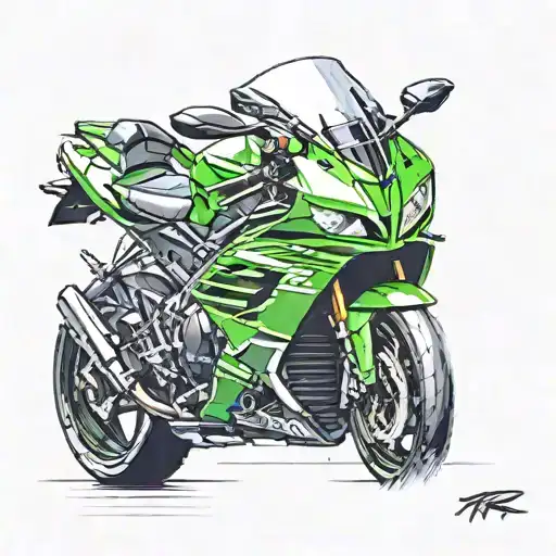 zx6r Speedometer tattoo design idea