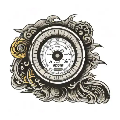 zx6r Speedometer tattoo design idea