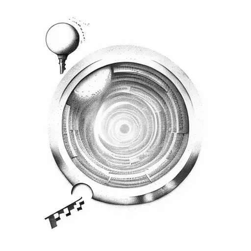 book with keyhole, revealing the universe, representing the client's love for literature and the vastness of knowledge. tattoo design idea