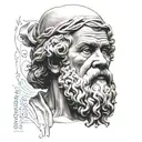 Socrates tattoo design idea