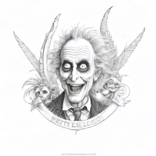 beetlejuice tattoo design idea