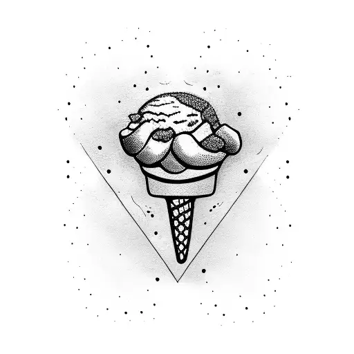 Cute Icecream Tattoo design. by EmbryonalBrain on DeviantArt