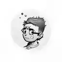 kids name Lucas and thomas tattoo design idea