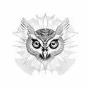  Zebra, owl, Libra, Egypt, sun, opposition, tattoo on chest tattoo design idea