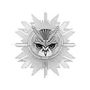 Zebra, Owl, Libra, Egypt, Sun tattoo design idea