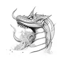 Jormungandr tattoo design idea