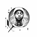 kid cudi twenty one pilots tattoo design idea