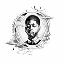 kid cudi twenty one pilots tattoo design idea