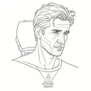 ryan gosling from the movie "the place beyond the pines" tattoo design idea
