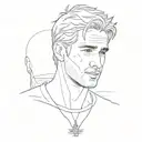 ryan gosling from the movie "the place beyond the pines" tattoo design idea