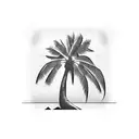 Palm Tree tattoo design idea