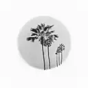 Palm Tree tattoo design idea