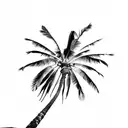 Palm Tree tattoo design idea