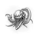 xenomorph  tattoo design idea