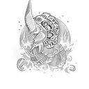 aztecas tattoo design idea