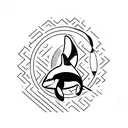 orca tattoo design idea