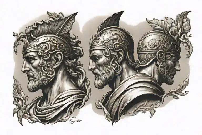 song of achilles tattoo design idea