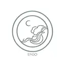 enso circle tattoo design idea