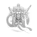 Neptune tattoo design idea