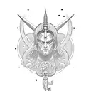 Neptune tattoo design idea