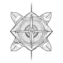 wind turbine tattoo design idea