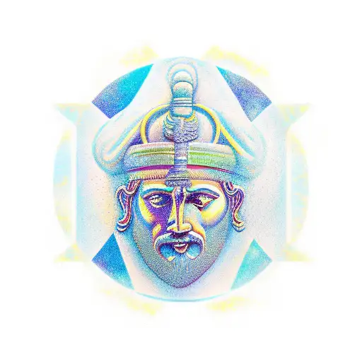 4 virtues of stoicism  tattoo design idea