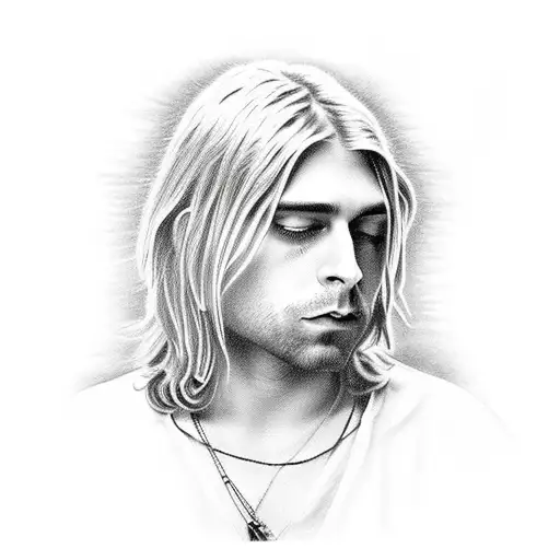kurt cobain tattoo design idea
