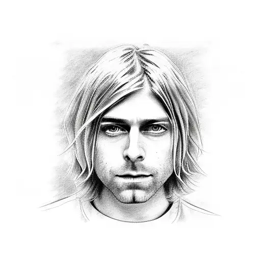 kurt cobain tattoo design idea
