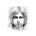 kurt cobain tattoo design idea