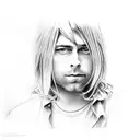 kurt cobain tattoo design idea