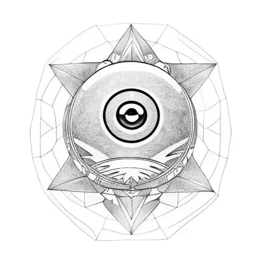 eevee pokeball tattoo design idea