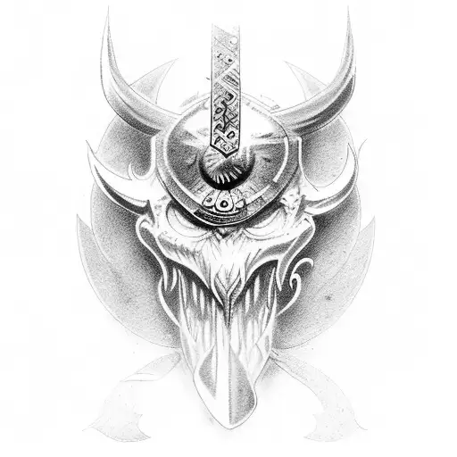 reloj brujula fuego kratos tattoo design idea