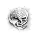 reloj brujula kratos tattoo design idea