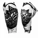 sonic the hedgehog tattoo design idea