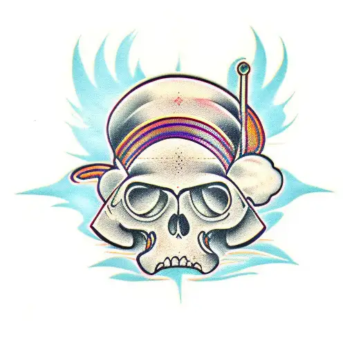 Miami 80s tattoo design idea