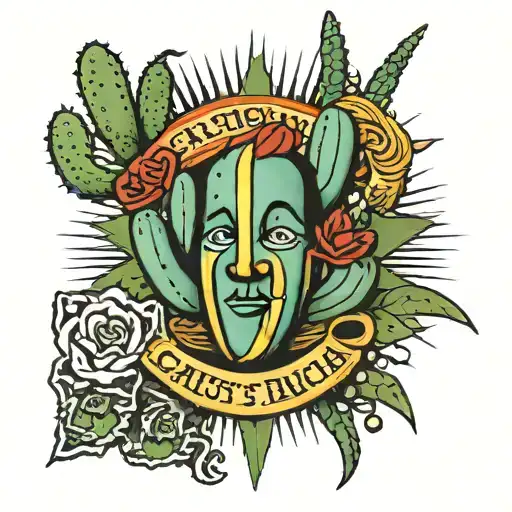 cactus jack tattoo design idea