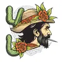 cactus jack tattoo design idea